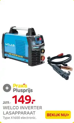 Praxis Welco Inverter Lasapparaat aanbieding
