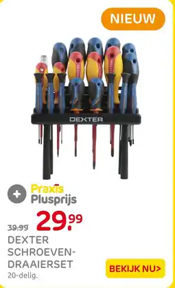 Praxis Dexter Schroevendraaierset aanbieding
