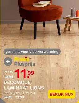 Praxis Decomode Laminaat Lions aanbieding