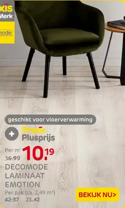 Praxis Decomode laminaat emotion aanbieding