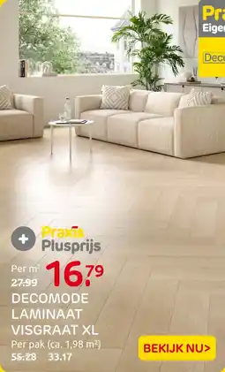 Praxis Decomode Laminaat Visgraat XL aanbieding