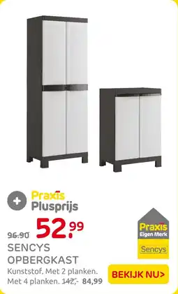 Praxis Sencys opbergkast aanbieding