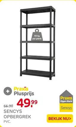 Praxis Sencys Opbergrek aanbieding