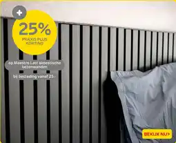 Praxis Maestro Latt akoestische lattenwanden aanbieding