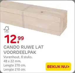 Praxis Cando Ruwe Lat Voordeelpak aanbieding