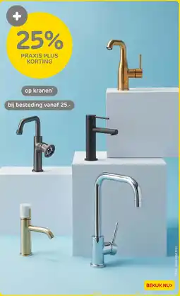 Praxis Kranen aanbieding