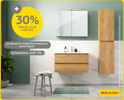 Praxis Aquazuro badkamermeubelen serie Napoli aanbieding