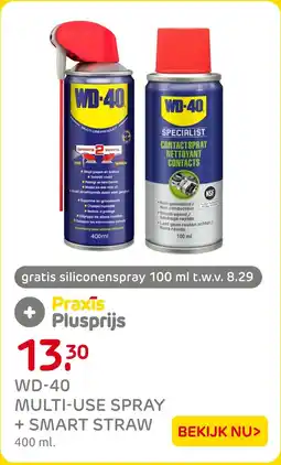 Praxis WD-40 Multi Use Spray + Smart Straw aanbieding