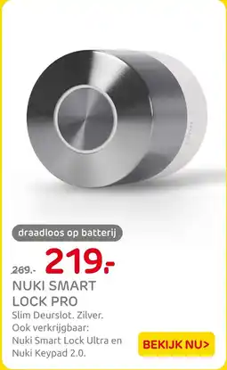 Praxis Nuki Smart Lock Pro aanbieding