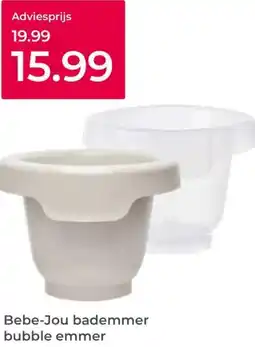 Prenatal Bebe-Jou bademmer bubble emmer aanbieding