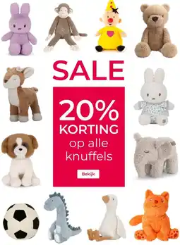 Prenatal op alle knuffels aanbieding