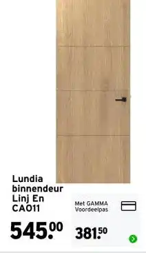 GAMMA Lundia binnendeur Linj En CA011 aanbieding