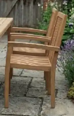 Van Cranenbroek Bois le Duc Teak tuinmeubelen Stapelstoel Hardley aanbieding