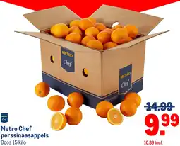 Makro Metro Chef perssinaasappels aanbieding