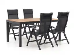 Kees Smit Bellagio Lugo/Fidenza 160cm dining tuinset 5-delig aanbieding