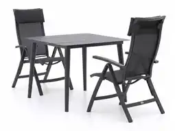Kees Smit Bellagio Lugo/Sora 90cm dining tuinset 3-delig aanbieding