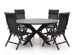 Kees Smit Bellagio Lugo/Fidenza ø149cm dining tuinset 6-delig aanbieding