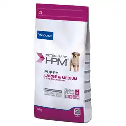 Zooplus Virbac Veterinary HPM Baby Hond Groot & Medium - Dubbelpak: 2 x 12 kg aanbieding