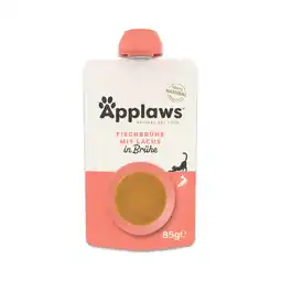 Zooplus Voordeelpakket: 48x85g Applaws bottenbouillon zalm nat kattenvoer aanbieding