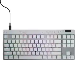 Coolblue Logitech G Pro X TKL Rapid Gaming Toetsenbord Wit Qwerty aanbieding