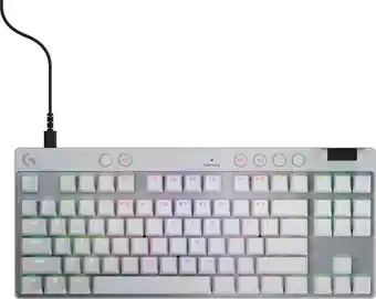 Coolblue Logitech G Pro X TKL Rapid Gaming Toetsenbord Wit Qwerty aanbieding
