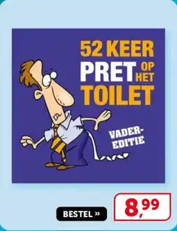 Boekenvoordeel 52 keer pret op het toilet aanbieding