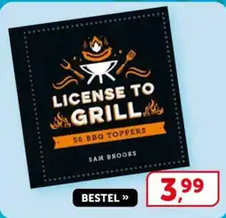 Boekenvoordeel License to grill aanbieding