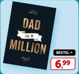 Boekenvoordeel Dad in a million aanbieding