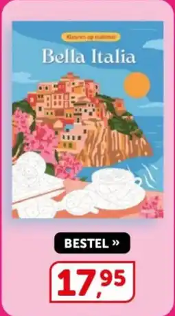Boekenvoordeel Kleuren op nummer Bella Italia aanbieding