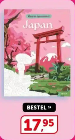 Boekenvoordeel Kleuren op nummer Japan aanbieding