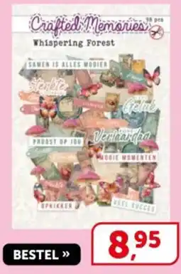 Boekenvoordeel Crafted Memories aanbieding