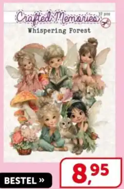 Boekenvoordeel Crafted Memories Whispering Forest aanbieding
