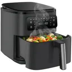 MediaMarkt Seeger Sgr1007bk - Heteluchtfriteuse Zwart 7 L 1700 W aanbieding