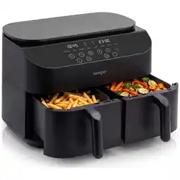 MediaMarkt Seeger Sgr1020bk - Heteluchtfriteuse Zwart 10 L 2850 W aanbieding