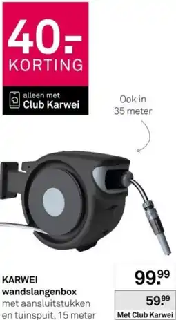 Karwei Karwei wandslangenbox aanbieding