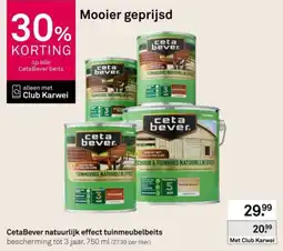 Karwei CetaBever natuurlijk effect tuinmeubelbeits aanbieding
