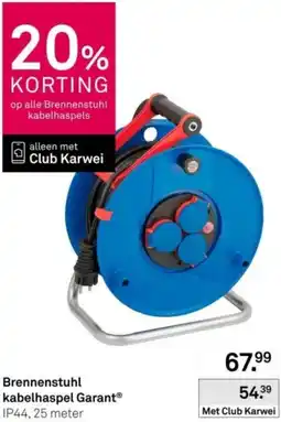 Karwei Brennenstuhl kabelhaspel Garant aanbieding