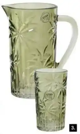Karwei Drinkglas donkergroen aanbieding