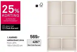 Karwei Karwei vakkenkast Jona aanbieding