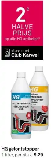 Karwei HG gelontstopper aanbieding
