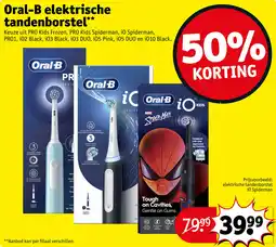 Kruidvat Oral-B elektrische tandenborstel aanbieding