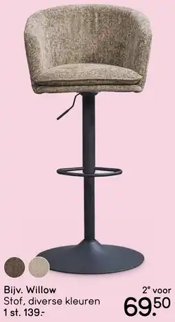 Leen Bakker Barkrukken Willow aanbieding
