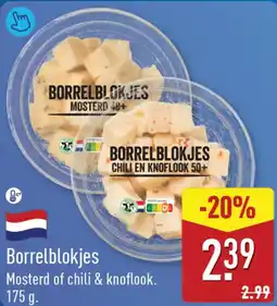 ALDI Borrelblokjes aanbieding