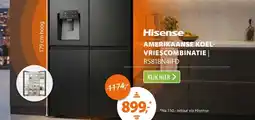 Expert Hisense RS818N4IFD Zwart aanbieding