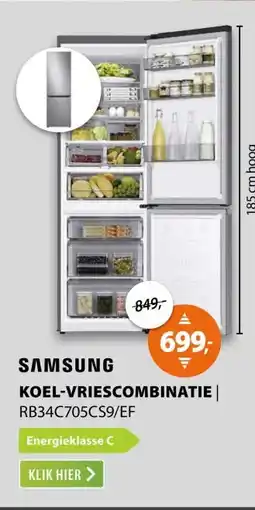 Expert Samsung RB34C705CS9/EF Grijs aanbieding