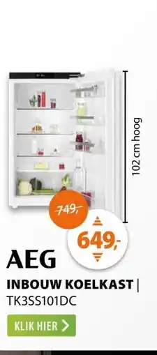 Expert AEG TK3SS101DC aanbieding