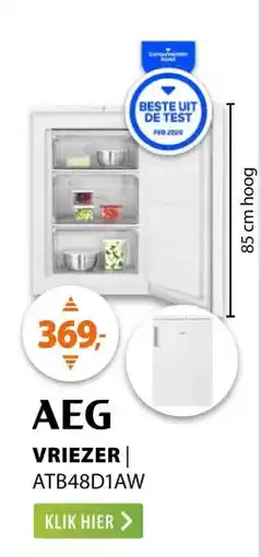 Expert AEG ATB48D1AW aanbieding