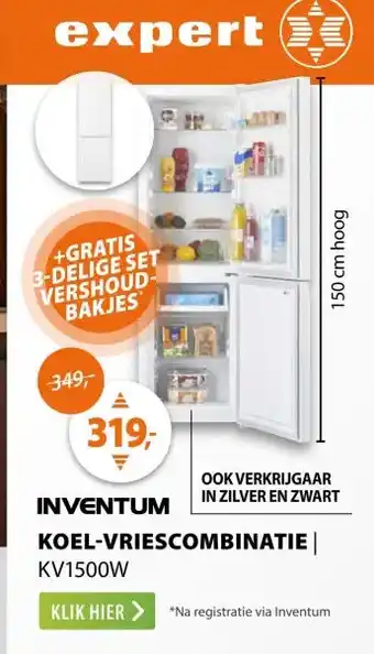 Expert Inventum KV1500W Wit aanbieding