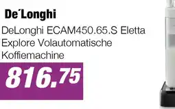 EP DeLonghi ECAM450.65.S Eletta Explore Volautomatische Koffiemachine aanbieding