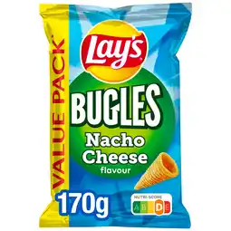 PLUS Lays Bugles nacho cheese aanbieding
